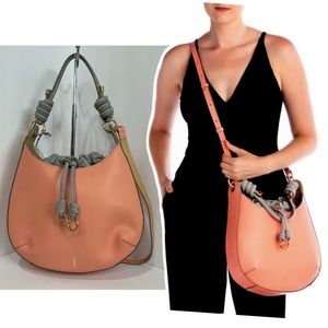 THACKER  Bo Leather Drawstring Shoulder Bag HauteLook